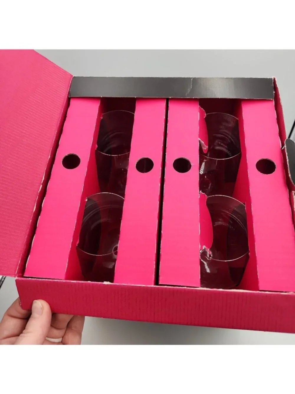 Riedel Vivant Pinot Noir Wine Glasses Lead Free Crystal 4 Pack 24 3/8 Oz Germany